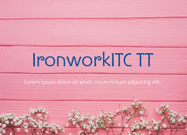 IronworkITC TT example